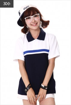 순면 40수 투배색 카라티(연사PK)